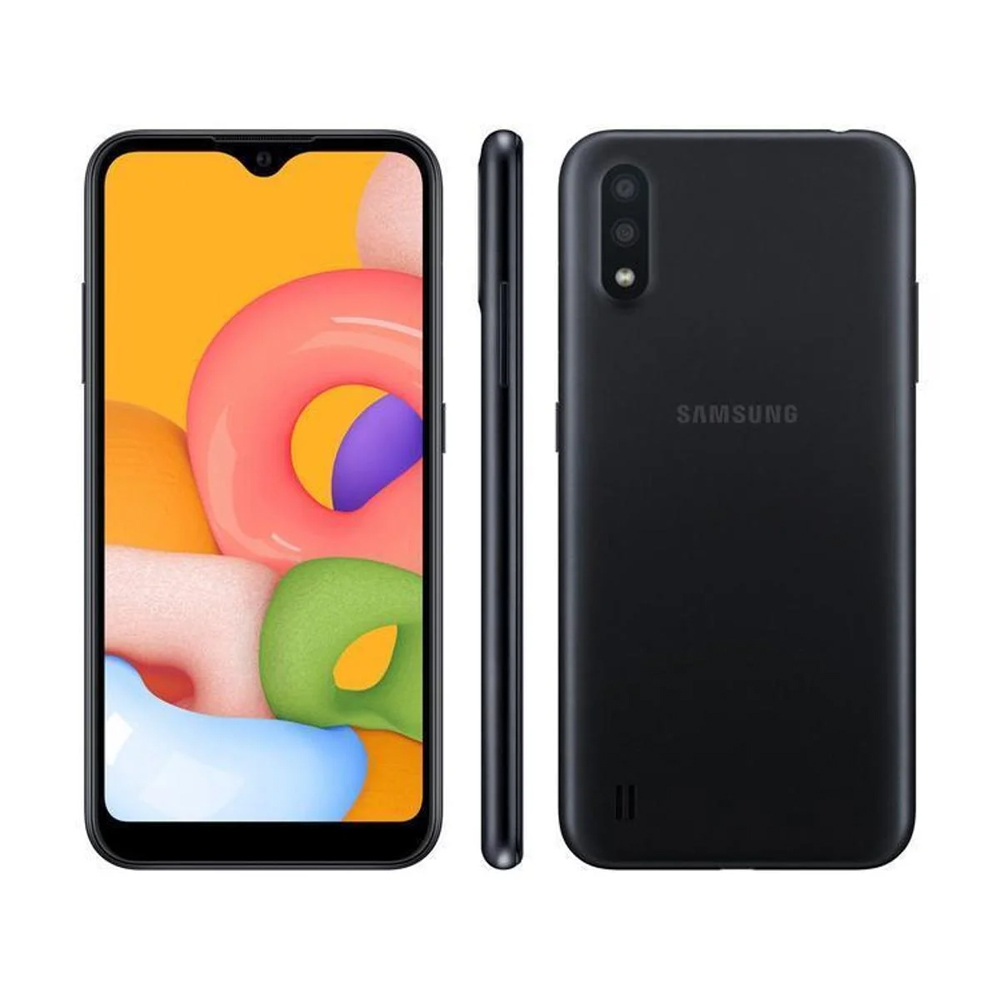 Samsung Galaxy A01 32GB 2GB Android Preto Desbloqueado image number 1
